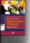 Manajemen Operasi Bagian Pertama